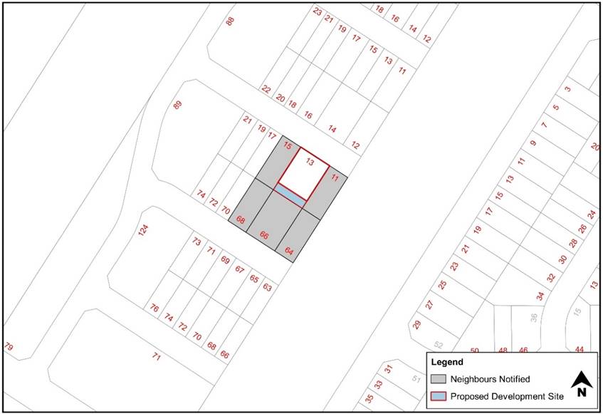 Figure 1-6: Example 4 - Rear of site 