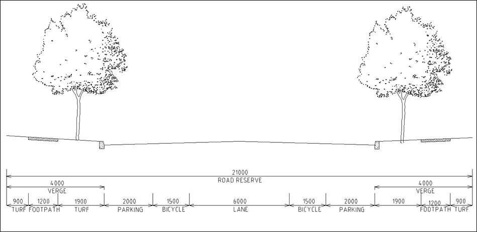 Figure 2-7: 21-22m Collector Road Spring Farm